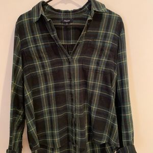 Plaid flannel from Madewell